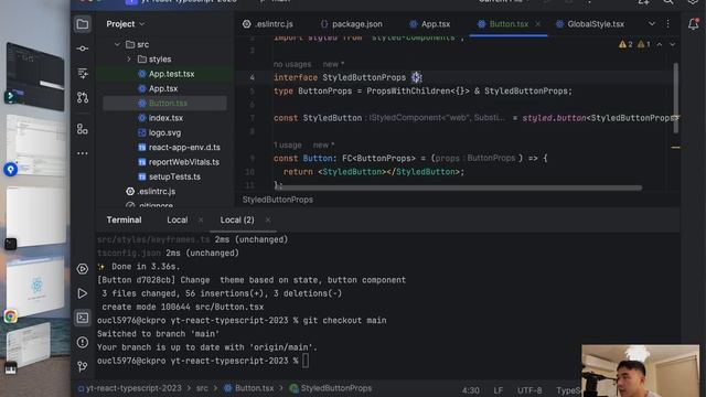 React Typescript #2 Styling with Styled Components смотреть онлайн