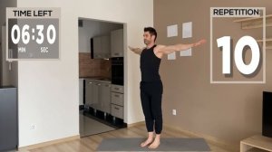 Утренняя зарядка на все тело БЕЗ прыжков. Делай эту гимнастику каждое утро!