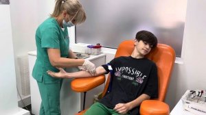 Анализ крови с вены. Общий анализ крови без боли.