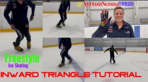 Inward triangle tutorial Freestyle ice skating Обучающее видео красивый трюк на коньках для новичков