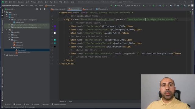 Button Arkaplanı Nasıl Değiştirilir, Yeni Android Studio Versiyonu 4K смотреть онлайн