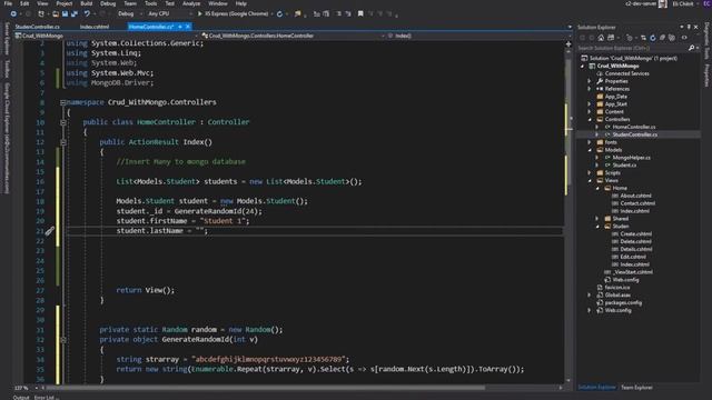 CRUD MongoDB Atlas using C# - part 6 - Insert Many смотреть онлайн