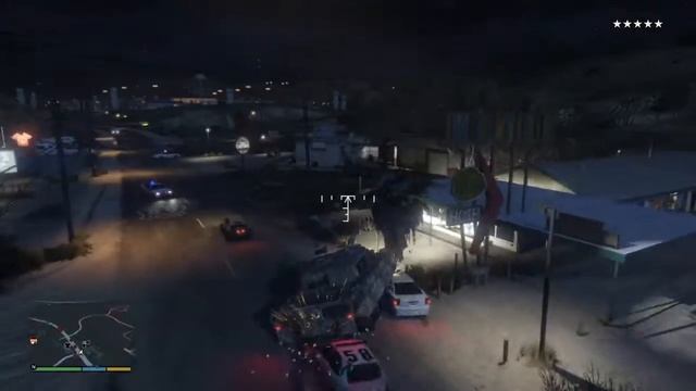 Grand Theft Auto 5 tank vs police смотреть онлайн