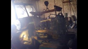 Установка двигателя ЯМЗ 238 на трактор Т-150к (18+)