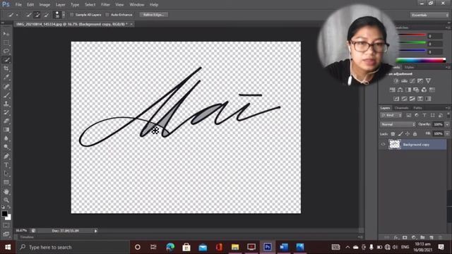 Creating E-signature on Photoshop CS6 смотреть онлайн