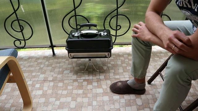 Weber Go-Anywhere обзор переносного угольного гриля фирмы Вебер