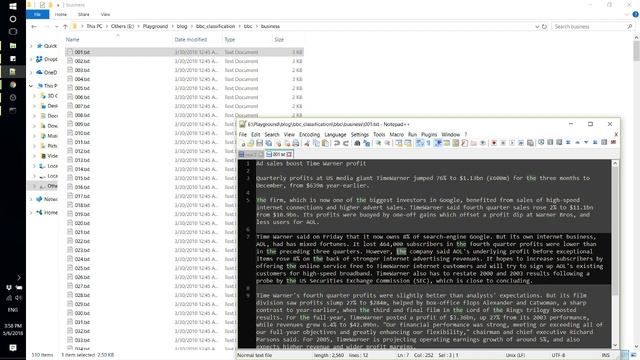 Text classification using sklearn смотреть онлайн