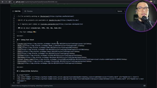 Olha essas dicas para melhorar o Readme.md do seu profile (perfil) no Github! смотреть онлайн