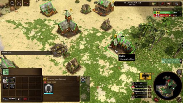 Germans VS British | Multiplayer PvP | Age 2 infantry battle. смотреть онлайн