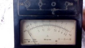 Измерение сопротивления изоляции силового кабеля с помощью мегаомметра