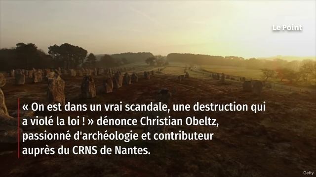 Destruction des menhirs de Carnac : la colère des archéologues смотреть онлайн