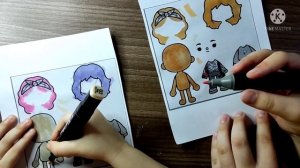 делаем бумажную току боку/1 часть/+ шаблон