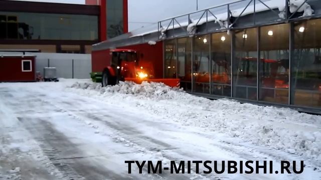 Корейский трактор TYM T723 с отвалом PRONAR PU-2600