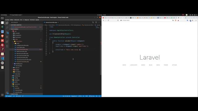 Crar Servicio API - REST con LARAVEL - Json смотреть онлайн