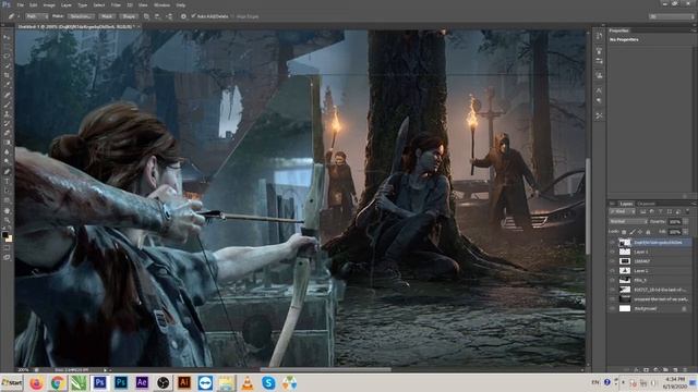 The Last of us Part 2 Game Poster Remake in Photoshop cs6 - Full Hd - Must Watch 2020 смотреть онлайн