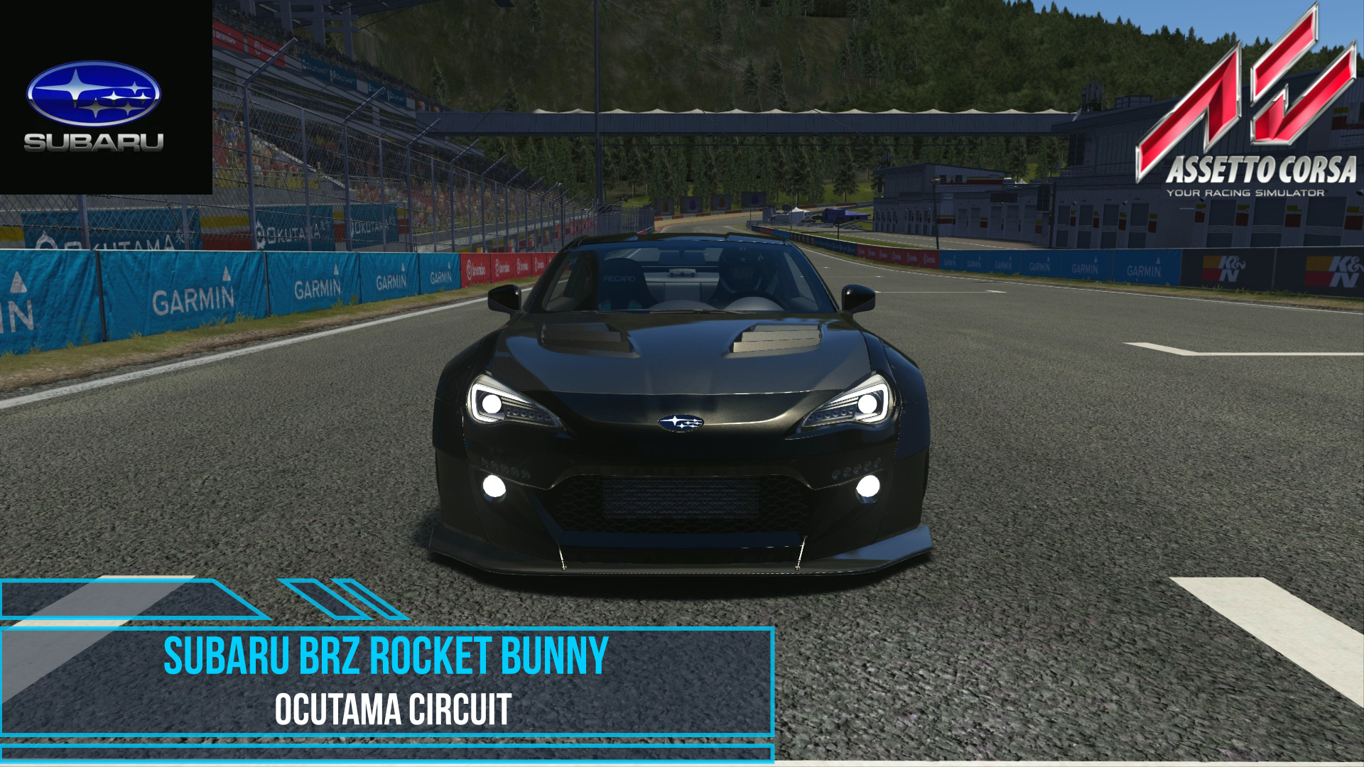 Subaru BRZ Rocket Bunny - Okutama Circuit | Assetto Corsa. смотреть онлайн