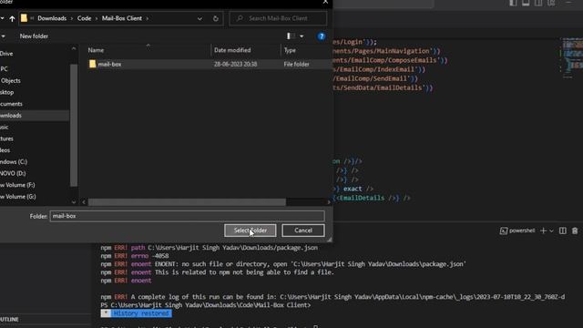 Error npm start in React.js смотреть онлайн