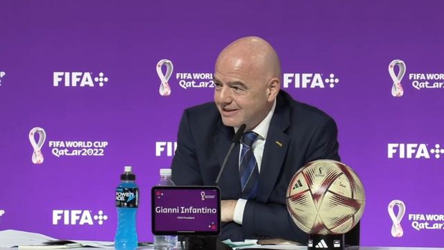 LIVE: FIFA President Gianni Infantino holds a news conference смотреть онлайн