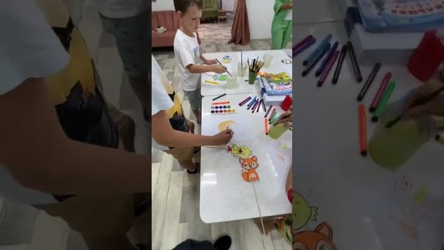 Как мы рисуем с РыбаКит #простыерисунки смотреть онлайн