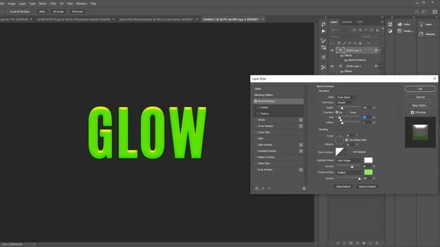 Glow effect in Photoshop | Photoshop Tutorial смотреть онлайн