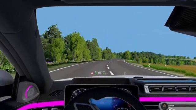 Reckless driving 210 km/h Mercedes S500 | Beam ng смотреть онлайн