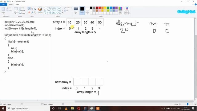 Deleting element in array | Deleting element from array java смотреть онлайн