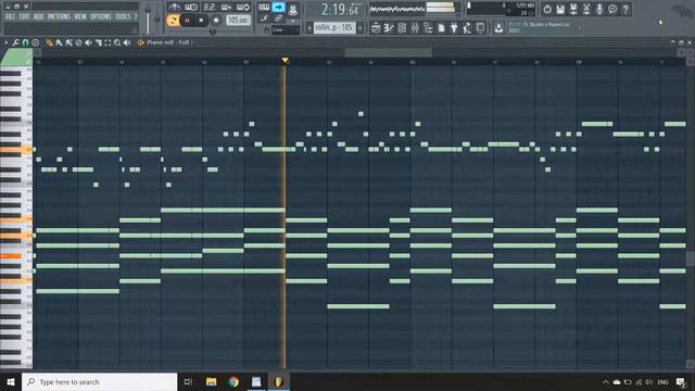 Adele - Rolling In The Deep (MIDI + FLP) (FL Studio Piano Tutorial / Cover) смотреть онлайн