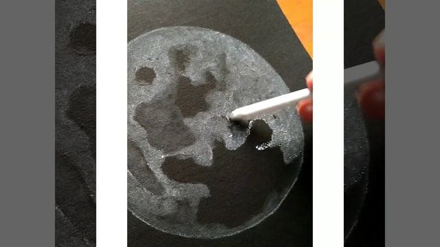 Realistic Moon Sketch using Softpastels | Quick and Easy | -'The Doodle Tales' by Neha Uniyal смотреть онлайн