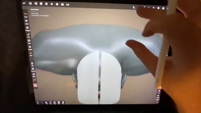 God or the Devil - Sculpting on IPad using Nomad Sculpt смотреть онлайн