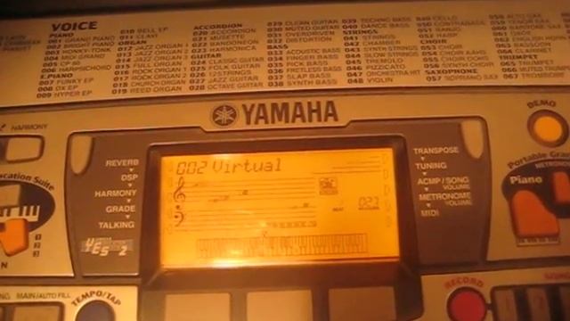 Yamaha PSR-280 Demo Song #2: "Virtual Insanity" by Jamiroquai смотреть онлайн