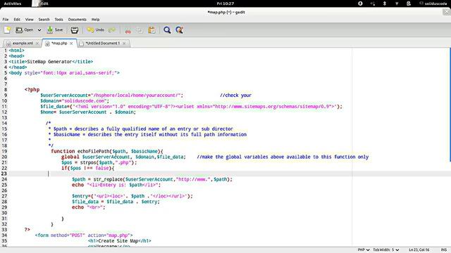 Write a PHP Site Map Generator смотреть онлайн