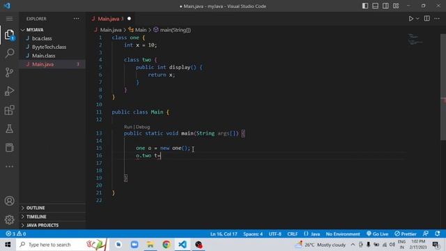 Inner Class in Java Programming || #Java Programming. смотреть онлайн