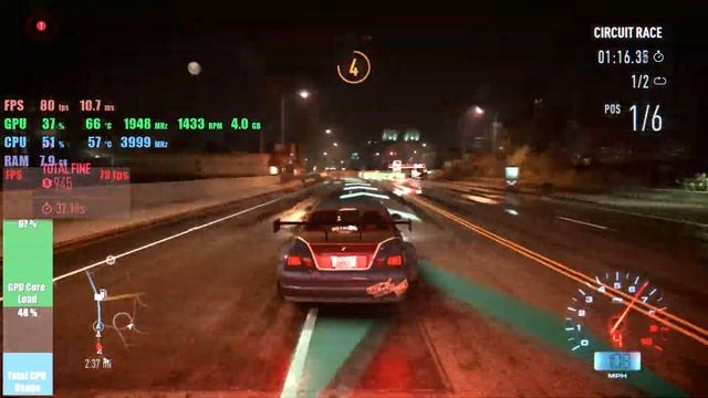 Need for Speed (2015) RX 5700 XT Powercolor Red Dragon Benchmark Ryzen 2600 1080p смотреть онлайн