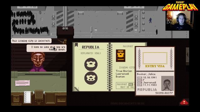Papers, Please (PC gameplay) смотреть онлайн
