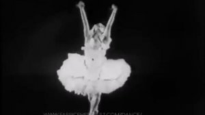 Анна Павлова. Первая исполнительница миниатюры "Умирающий лебедь"