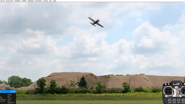 RealFlight 8 extra 300L Aerobatic skills смотреть онлайн