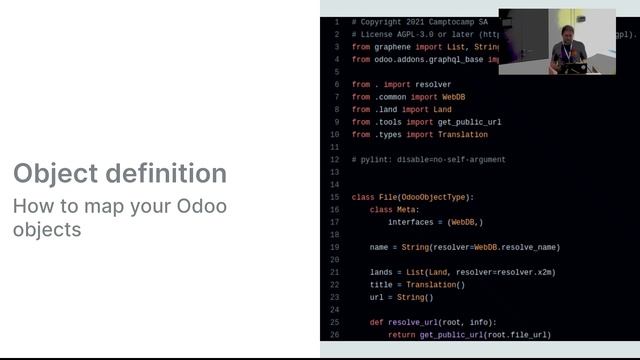 OCA Days 2022 - Yannick Payot: GraphQL API on Odoo powered by OCA смотреть онлайн