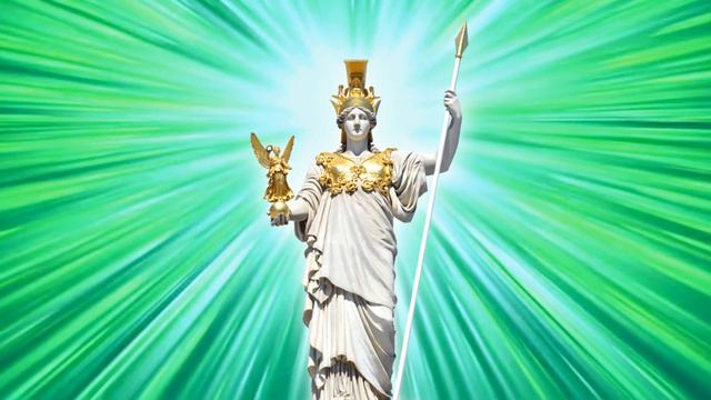 Афина Паллада в лучах изумрудного пламени (2)