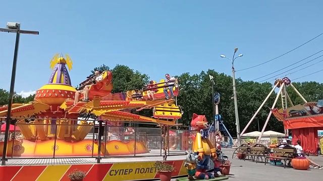 Супер полëт. Самара Лето 2021. Парк Гагарина. смотреть онлайн
