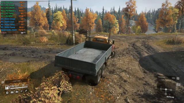 SnowRunner - RX 470 - Ryzen 5 2600 - FPS Test смотреть онлайн
