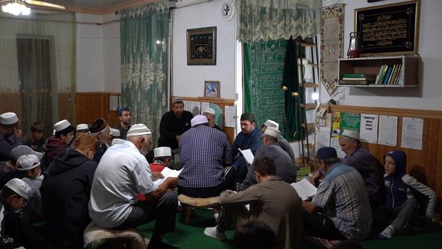 Мажлис - Мавлид в квартальной мечети. (27.08.2023 - 12.03.1445)