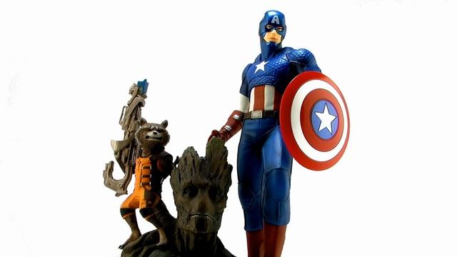 Kotobukiya Marvel Guardians of the Galaxy Rocket Raccoon & Groot ArtFX+ Statue Video Review смотреть онлайн