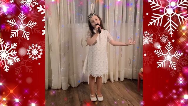 Виюша 6 лет - Стих ?" СНЕЖИНКА "? ❤️ ❤️ ❤️ смотреть онлайн
