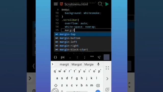HORIZONTAL SCROLLING MENU IN HTML. CODING_WITH HAMESH смотреть онлайн