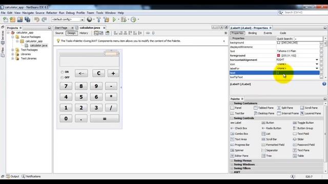 Java Calculator App Development Tutorial 2 | Swing | GUI смотреть онлайн