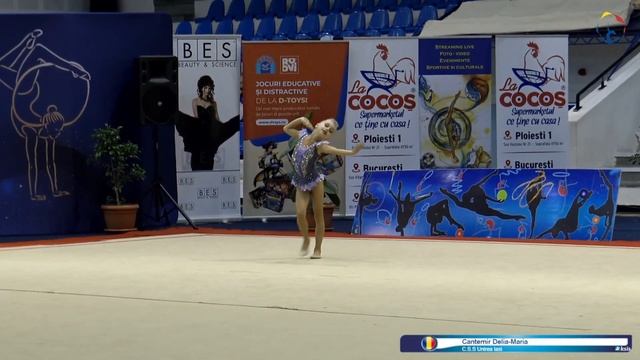 Cantemir Delia Maria C S S Unirea Iasi C N de Junioare IV la Gimnastică ritmică Ploiesti 2023 смотреть онлайн