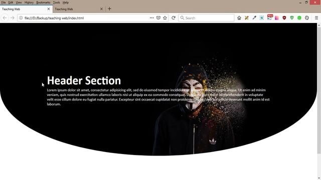 How to make Curved Header | Rounded Header | UI Design | HTML CSS смотреть онлайн