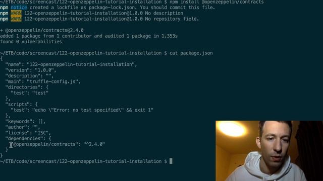 Install OpenZeppelin in a Truffle smart contract project смотреть онлайн