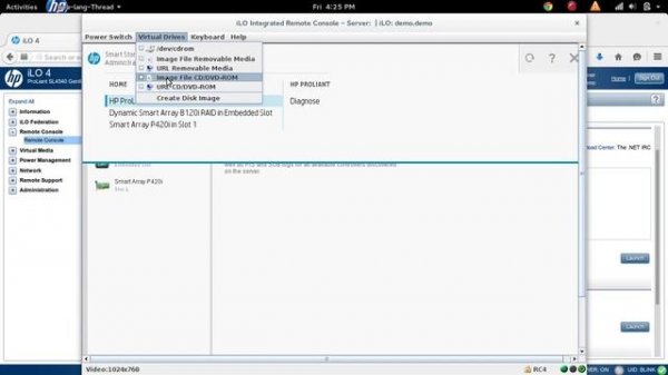 How to Open ILO Remote Console to manage servers remotely