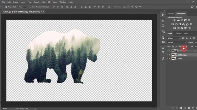 Double Exposure | Photoshop Tutorial смотреть онлайн